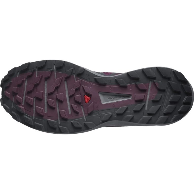 Sapatilhas Trail Running Salomon Sense Ride 4 Feminino Bordeaux Cinzentas Escuro | PT D74923